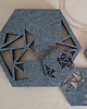 podkładki do kuchni Podkładki pod kubek geometryczne 6szt 2