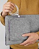 etui na laptopa ETUI NA LAPTOPA I ZASILACZ fioletowy zamek 3