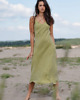 sukienki midi damskie Długa sukienka w stylu bieliźnianym (slip dress), PERFECT PEAR 1