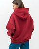 bluza z kapturem damska Bluza z kapturem ciepła ,,DUYGU" bordo 2