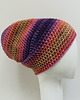 czapki damskie Kolorowa gruba czapka zimowa smerf ręcznie robiona 3