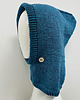 czapki damskie Ręcznie robiona balaclava kapturokomin czapka bawełna i merynos 8