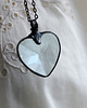 wisiory Naszyjnik szklane serce 3
