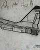 Ozdoby na ścianę Samolot MiG-29 metalowa ozdoba na ścianę 3D 6
