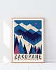 plakaty Plakat, Zakopane, Polska, góry, narty 1