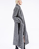 płaszcze damskie Woolen cardigan coat 2