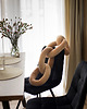 poduszki supły Poduszka Łańcuch, Chain Pillow Cynamonowa 1
