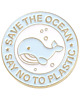 przypinki Przypinka metalowa, pin SAVE OCEAN 2