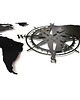 Ozdoby na ścianę Rewelacyjna świata MAPA 3D COMPASS- sylwetka 2