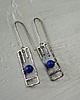 kolczyki srebrne Kolczyki srebrne -lapis lazuli-kulki- 2