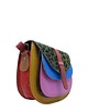 torby na ramię Torebka ze skrawków skóry naturalnej na ramię pojemna kolorowa OLIVKA 2
