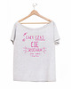 t-shirt damskie Cały czas cię słucham Szary Oversize 1
