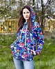 bluza z kapturem damska Bluza rajski ogród 1