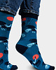 skarpetki męskie Skarpetki żurawie niebieskie skarpetki we wzory Kabak 6