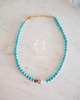 chokery Choker z turkusowych kamieni 2
