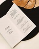 dodatki ślubne Menu weselne składane na stół, złote,21x10cm, 5szt 1