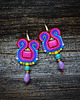 kolczyki soutache Etniczne i kolorowe kolczyki soutache 4