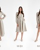 sukienki maxi damskie Lniana sukienka CAMELLIA MAXI TRUE GRAY 5