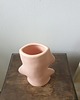 wazony Wazon  rzeźba Fluxo różowy średni ceramika wys 17 cm 2