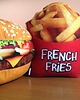 poduszki z grafiką Poduszka Burger Wielki Hamburger 3