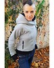 bluza z kapturem damska SLOGAN The Bassman Grey bluza damska organiczna 2