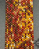 bransoletki ze szkła Jesienne Kolory I, wyplatana bransoleta, beading 7
