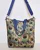 torby na ramię Torba hobo XXL - print pawie pióra 2
