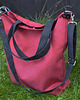 torby XXL TORBA HOBO XXL - bordo, czerń 1