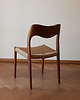 krzesła Komplet 2 krzeseł Moller 71 Teak, Duńskie, Plecione, Po renowacji 4