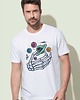 t-shirty męskie Koszulka z nadrukiem Dłoń w kosmosie 1