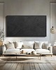 obrazy Płaskorzeźba ścienna  80x160m elegancka pastelowa czerń 6