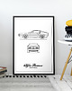 plakaty Plakat Legendy Motoryzacji - Alfa Romeo Montreal 1