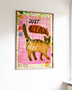 plakaty Plakat JUST RELAX kot cytat motywacja pozytywne myśli 2