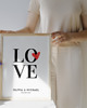 plakaty Personalizowany plakat imiona LOVE 3