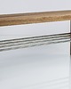 regały i półki Ławka Dębowa Loft Drewno Lite  120 cm  RDD-11 2