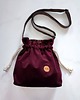 torebki mini Torebka sakiewka z weluru Bordo 4