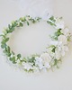 wianki komunijne Wianek komunijny dla dziewczynki zieleń,biel 5