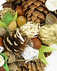 wianki Naturalny wianek na drzwi świerkowy ręcznie wykonane kwiaty 2