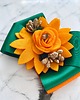 broszki Brosza z kolekcji FOLK Flowers z kolorowym kwiatem New 2