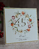 kartki scrapbooking Personalizowany zestaw na 45. urodziny - Kolekcja Jubileuszowa, BH 65a 2