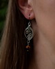 kolczyki wire wrapping Kolczyki z tygrysim okiem wire wrapping tygrysie oko 4
