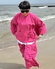 komplety damskie Żakardowy komplet Pink - kimono i kuloty 5