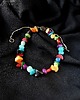 korale Boho style naszyjnik bajecznie kolorowy Uroczy prezent  handmade 4