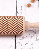 wałki do ciasta TWEED  - grawerowany wałek do ciasta 1