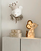 lampy do pokoju dziecka Drewniana Lampka Myszka - Natural 2