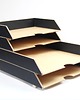 organizery A3+A4 Organizer biurkowy - tacki na dokumenty CZARNY 3
