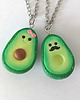 naszyjniki - inne Zielony Naszyjnik 2 połówki Awokado 1