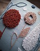 poduszki plecione Poduszka dekoracyjna kwiaty Boho punch needle 3