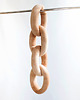 poduszki supły Poduszka Łańcuch, Chain Pillow Cynamonowa 2