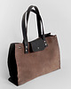 torby XXL Torba miejska SHOPPERKA skóra naturalna bury brąz/czerń Mocha Mousse 7